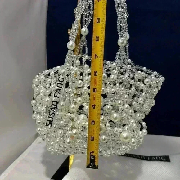 New Susan Fang BUBBLE WEAVE BASKET PEARL Bag - Picture 9 of 10